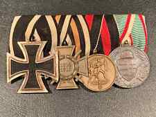 Imperial German Original Military Medals Bar (Group of 4 Medals) picture
