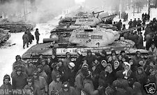1941-Soviet Collective Farmers from Moscow hand over KV-1 Tanks to Soviets picture