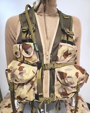 Australian Kit Bag Vest Chest Rig Webbing Vest Belt Drop Leg LBV Dpdu Desert  picture