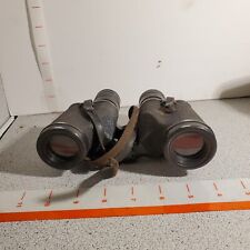 DAMAGED vintage U.S. army binoculars, unknown info. for display/collection only picture