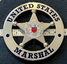 US Marshals Service - GIANT Paperweight coin 3.75in silver version super rare picture