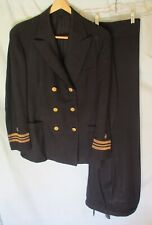 World War II US Navy Lieutenant Commander Office's Reefer Jacket Pants Belt USN picture