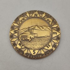Nascar Show Car Drivers Given in Appreciation Challenge Coin