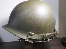 US WW2 Korean era helmet with double decal on liner picture