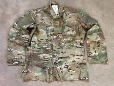 USGI OCP Multicam Combat Uniform Coat Jacket Flame Resistant Large Long 0603 picture