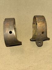 Original Brass Dutch Musket Barrel Bands Lower And Middle Crown Stamp picture
