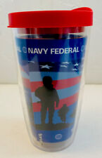 Vintage Navy USMC Federal F-14 Tomcat Carrier Aviation Tervis Tumbler USA picture