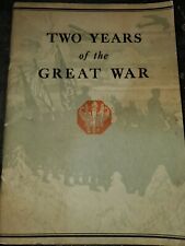 WWI Booklet Two Years of the Great War picture