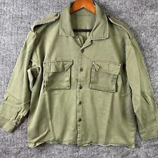 Vintage Military Vietnam Sateen Utility Shirt OG 107 Men’s XL Sleeve picture
