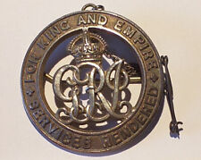 Rare WW1 QAIMNS Nurses Silver War Badge picture