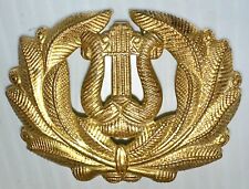 Antique M1897 US Army Band Musician Hat Cap Badge Official Issue WWII Civil War picture
