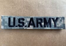 New ACU Uniform US Army Military Distinguished Service Name Tape picture