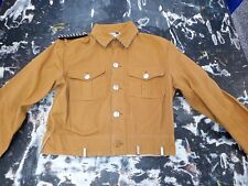 WW2 German Brown Elite Uniform Reproduction (GOOD)(Slightly Aged) With Stamps 54 picture