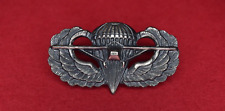 RARE Authentic WW2 GEMSCO Sterling US Army Paratrooper Glider Jump Wing Infantry picture