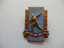 ROMANIA SOCIALIST RPR 1953 INTERNATIONAL ATHLETIC CHAMPION BADGE MEDAL. RARE