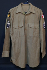 WWII US 33rd Infantry Division 8th Army Staff Sergeant Wool Uniform Shirt, Fine picture