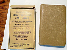 WW 2 Soldier prayer book New Testament Psalms New Oxford mailing box army GI Bib picture