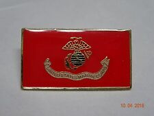 United States Marine Lapel  pin  Marine emblem Rectangle shape. New picture