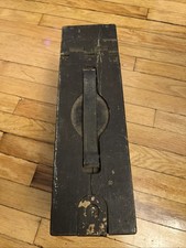 ww1 wooden ammo box Work War 1 Brass Lock Dovetail š„