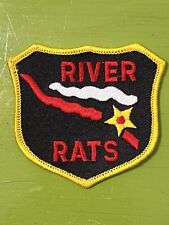 RIVER RATS HAT PATCH US ARMY NAVY VETERAN BADGE VIETNAM USS VIETNAM PIN UP USS picture