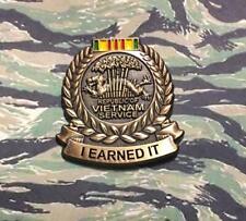 VIETNAM SERVICE MEDAL RIBBON LAPEL PIN...ARMY MARINES NAVY AIR FORCE COAST GUARD picture