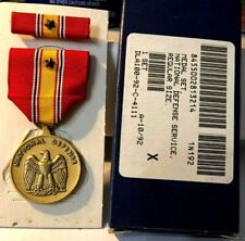 National Defense Medal-Ribbon Bar-Bronze Combat Stars Devices-USN-ARMY-USMC-USAF picture