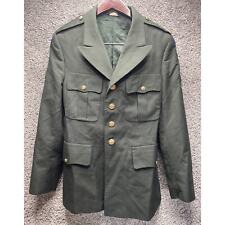 Mens Jacket Derossi & Son US Military Uniform Coat Army Green Size 42R picture