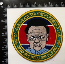 USAF 25th Fighter Squadron Draggins A-10 Scheduling Pilsung Kim Jong Il Patch