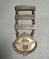 Lt. William H. Bancroft Colorado Artist National Guard Colorado Marksman Medal