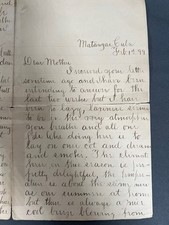 1899 Spanish-American War Letter Matanzas Cuba + 1910 Halley's Comet Postcard