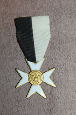 Original WW1 U.S. Veteran's Morning (Death) Medal w/Full Ribbon & Maker Stamp picture