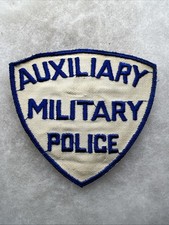 WW2 US Auxiliary Military Police Patch Twill 4 Inch (KK787