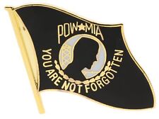 POW / MIA Flag (black) Hat or Lapel Pin HON15294 F4D22M picture