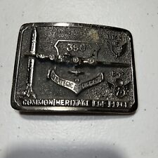 390th Strategic Air Command Titan II B-17 Belt Buckle Limited Edition /571 1983 picture