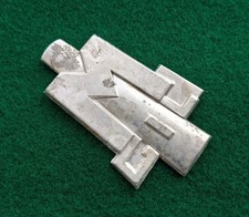 Italian Fascist Party Youth Organisation GIL metallic hat badge 1930s original