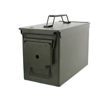 Redneck Convent Ammo Can 50 Cal Solid Steel Military Metal Ammo Box Latch Lid picture