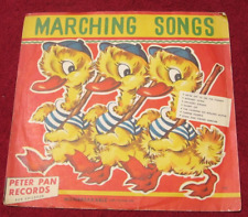 1950 Korean War Patriotic Marching Songs 78 RPM Peter Pan Record 2245 w Sleeve picture