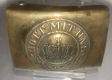 Original Metal German Prussian WW1 Era Belt Buckle “Gott Mit Uns” “God With Us” picture