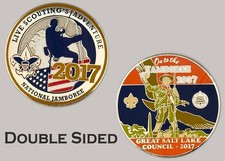 2017 National Jamboree Great Salt Lake Scout Challenge Coin J#7