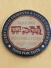 USMC Challenge Coin Toys For Tots Marine Corps Foundation 