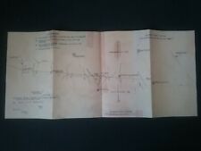D-DAY TOP SECRET HAND DRAWN MAP ,DROP ZONE WEST OF STE-MERE-EGLISE 82ND AIRBORNE picture
