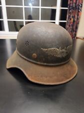 Original German Luftschutz Gladiator Helmet W/ Liner WWII picture