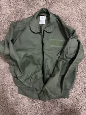 Military Flyers First  Lieutenant Jacket Summer L 42-44 Green Aviator Mens picture