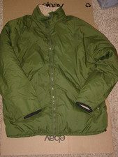 British Army Softy Jacket Olive Sand Reversible Warm Winter Coat Thermal Large