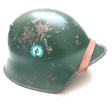 Genuine ARGENTINE ARMY M38 Helmet Swiss 1918 model Argentine SIXTIES DECAL RARE picture