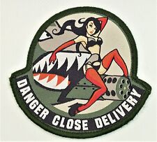 Danger Close Delivery Pin Up Morale Patch Woven Embroidered Tactical picture