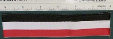 WW1 WWI Imperial German 6" REPLACEMENT MEDAL RIBBON Germany black white red WW2