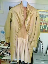 rare 1784 REVOL. WAR PERIOD GENTLEMAN'S GOLD SILK FROCK/DRESS COAT from MMA, NYC picture
