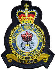 RAF Fylingdales Royal Air Force Station Embroidered Patch Badge - EXCLUSIVE