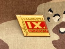Original East German Army NVA 9th SED Party Congress Badge, Communist Party, DDR
